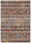 5 x 8 Medium Brown and Multi-Colored Area Rug - Turvey