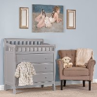 Classic Gray Changing Table & Dresser - Marcus