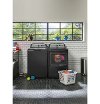 KIT GE Top Load Washer and Dryer Laundry Set - Diamond Gray Electric-2