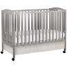 Classic Steel Gray Folding Full Size Convenience Crib-2