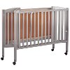 Classic Steel Gray Folding Full Size Convenience Crib-6