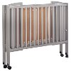 Classic Steel Gray Folding Full Size Convenience Crib-7