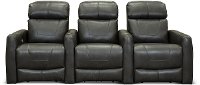 Seal Gray 3 Piece Power Reclining Theater Seating - Premier