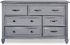 862-SGY Classic Storm Gray Double Dresser - Madison-1