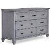 862-SGY Classic Storm Gray Double Dresser - Madison-2