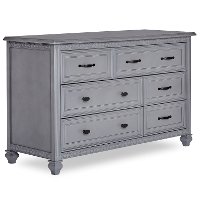862-SGY Classic Storm Gray Double Dresser - Madison-2