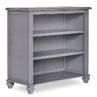 868-SGY Classic Storm Gray Mini Bookcase - Madison-2