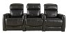 Black 3 Piece Power Reclining Theater Seating - Premier-2
