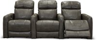 Gunmetal Gray 3 Piece Power Reclining Theater Seating - Premier-2