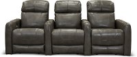 Gunmetal Gray 3 Piece Power Reclining Theater Seating - Premier-3