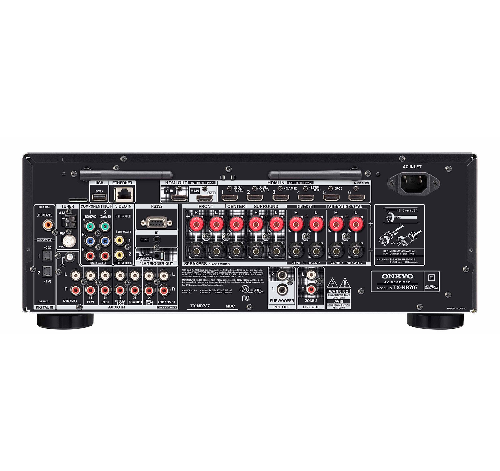TX-NR787 Onkyo 4K Ultra HD 9.2 Channel Network A/V Receiver-2