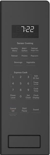 PEB7227+JX7227-BSLT GE Profile Series 2.2 Cu. Ft. Built-In Sensor Microwave and 27 Inch Trim Kit - Black Slate-2