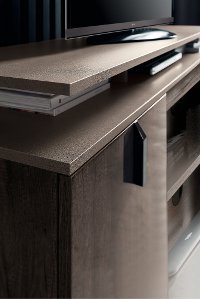 KJMM631 72 Inch Contemporary Gray Oak TV Stand - Matera-2