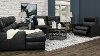 Blue Leather-Match Power Reclining Sectional Sofa with Left-arm Facing Chaise - Angler-3