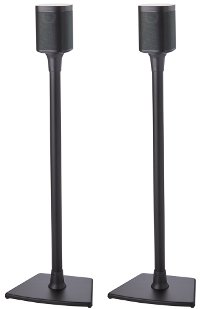 WSS22-B1 Sanus Wireless Speaker Stand Pair designed for Sonos ONE, PLAY:1 and PLAY:3