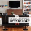 WSS22-B1 Sanus Wireless Speaker Stand Pair designed for Sonos ONE, PLAY:1 and PLAY:3-5