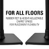 WSS22-B1 Sanus Wireless Speaker Stand Pair designed for Sonos ONE, PLAY:1 and PLAY:3-6