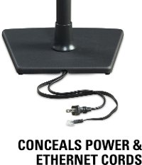 WSS22-B1 Sanus Wireless Speaker Stand Pair designed for Sonos ONE, PLAY:1 and PLAY:3-7
