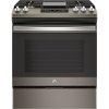 JGSS66EELES GE 30 Inch Slide In Gas Range - 5.3 cu. ft., Slate