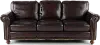 Hampton Brown Leather Sofa