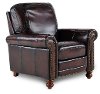 1703-P7160-01L501M/C Traditional Brown Leather Recliner - Hampton-3