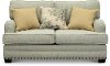 Clearance Traditional Yucatan Blue Loveseat - Aram