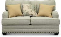 Traditional Yucatan Blue Loveseat - Aram
