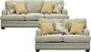 Traditional Yucatan Blue 2 Piece Living Room Set - Aram
