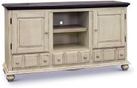64 inch Linen White Transitional TV Stand