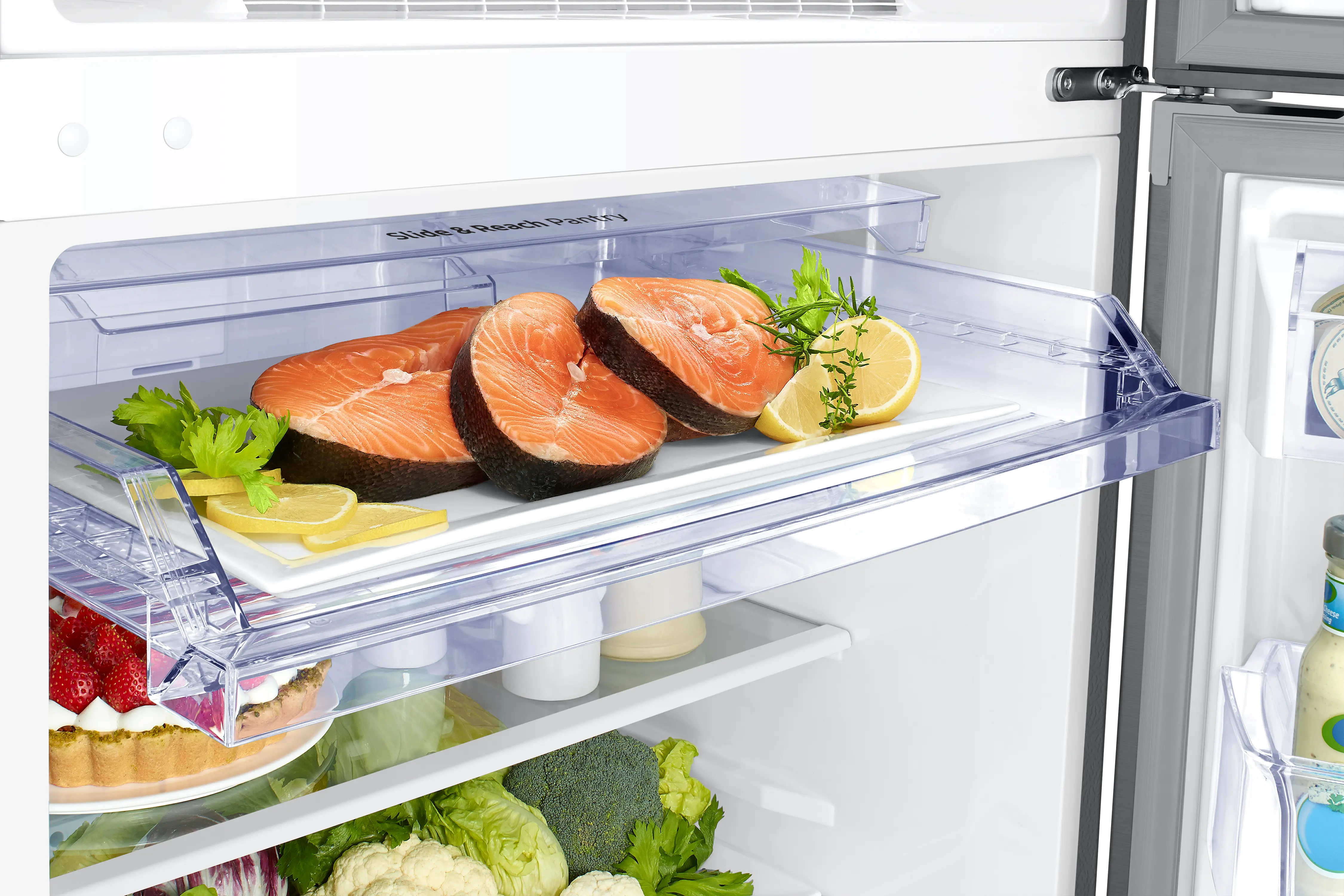 RT18M6215SR Samsung 18 cu ft Top Freezer Refrigerator - 29 W Stainless Steel-7