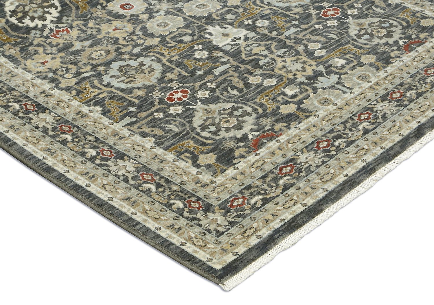 38861-17010 8 x 11 Large Charcoal Gray Area Rug - Masque-2