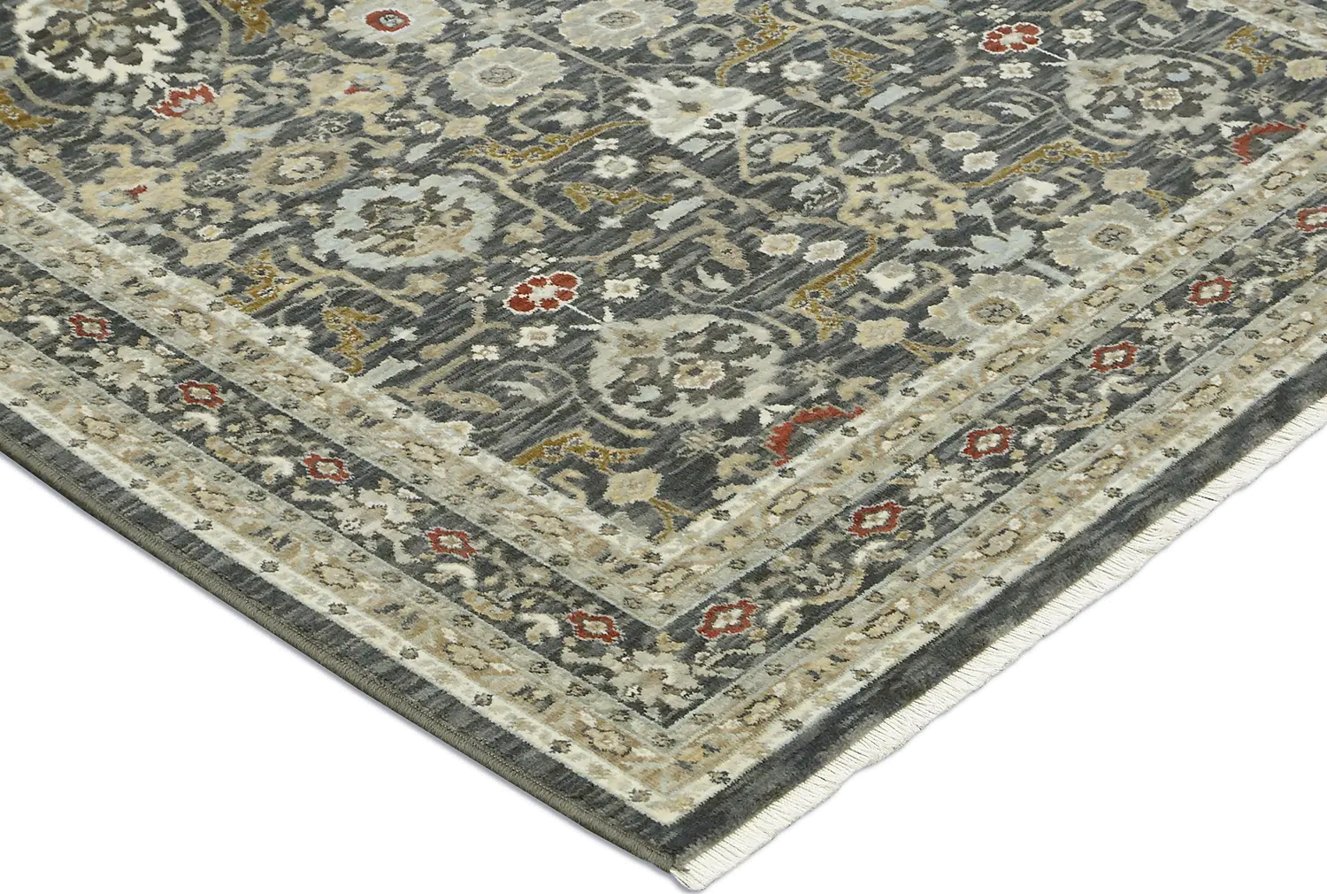 38861-17010 8 x 11 Large Charcoal Gray Area Rug - Masque-2