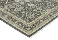 8 x 11 Large Charcoal Gray Area Rug - Masque-2