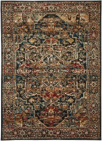 5 x 8 Medium Alcantara Sapphire Blue Rug - Spice Market