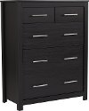 Contemporary Espresso Chest of Drawers - Lancaster