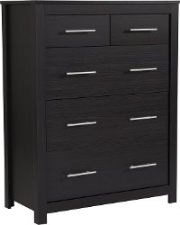 Contemporary Espresso Chest of Drawers - Lancaster
