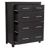Contemporary Espresso Chest of Drawers - Lancaster-2