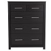 Contemporary Espresso Chest of Drawers - Lancaster-4