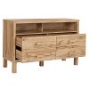 Rustic Contemporary Oak 4-Drawer Dresser - Heritage -2