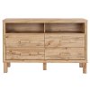 Rustic Contemporary Oak 4-Drawer Dresser - Heritage -4