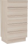 Contemporary Modern Ash Chest of Drawers - Valencia