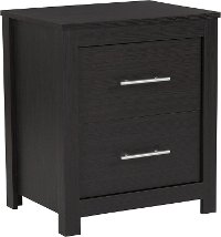 Contemporary Espresso Nightstand - Lancaster