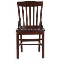 Walnut Wood Restaurant Chair - Schoolhouse-4