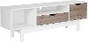 White Oak Wooden 60 Inch TV Stand - St. Claire