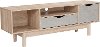 Light Brown Oak Wooden 60 Inch TV Stand - St. Regis-1