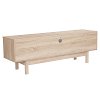Light Brown Oak Wooden 60 Inch TV Stand - St. Regis-3