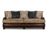 Clearance Traditional Two-Tone Brown Sofa - Cognac