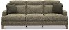 Contemporary Charcoal Gray and Cream Sofa - Irvine
