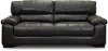 C827-DC Contemporary Dark Gray Leather Sofa - Sienna