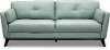 CC43-DC Modern Seafoam Green Leather Sofa - Warsaw